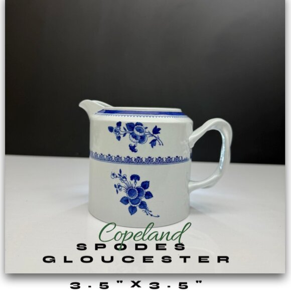 Spodes Gloucester Copeland Creamer Fine Stone England Floral 3.5" - Picture 1 of 6
